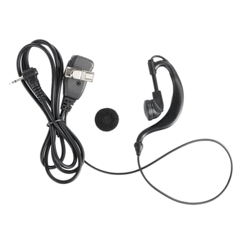 

Portable Clip Earhook Earpiece for Motorola Radio Walkie Talkie T80 T80EX G Shape Ham Radio Earphone with Mic Headset