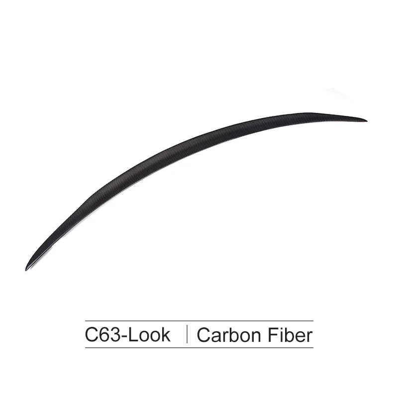 Rear Spoiler Tail Trunk Boot Wing Decoration For Mercedes-Benz W257 CLS Car Styling - Цвет: C63 carbon