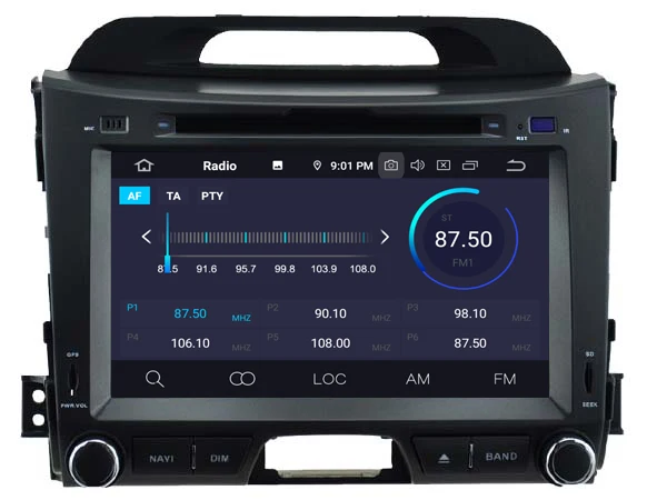 Clearance RUISO 4g+64g 8-Core Car DVD Player Android 9.0 for KIA SPORTAGE R2011 car multimedia auto stereo 1080P gps wifi dvr dab obd ips 1