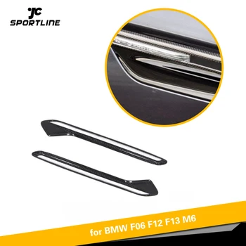 

F06 F12 F13 Dry Carbon Fiber Fender Light Trim Cover For BMW F06 F12 F13 M6 Air Outlet Vent Exterior Trim 2013 - 2019
