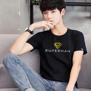 

Summer new women's street letter characters print loose short-sleeved T-shirt 28.17