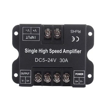 

DC 5-24V 30A Single Color Data Box Repeater Aluminum Signal Amplifier for SMD 3528 5050 5630 2835 LED Strip Lights