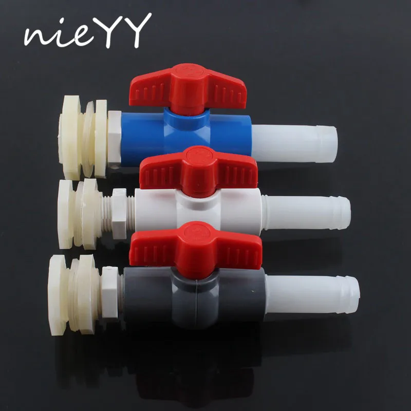 

1/2'' 3/4'' Aquarium Tank Plastic Water Tank Joint Plastic Bucket Wine Bucket Fittings Fish Tank Drain Pipe Air Outlet Adapter