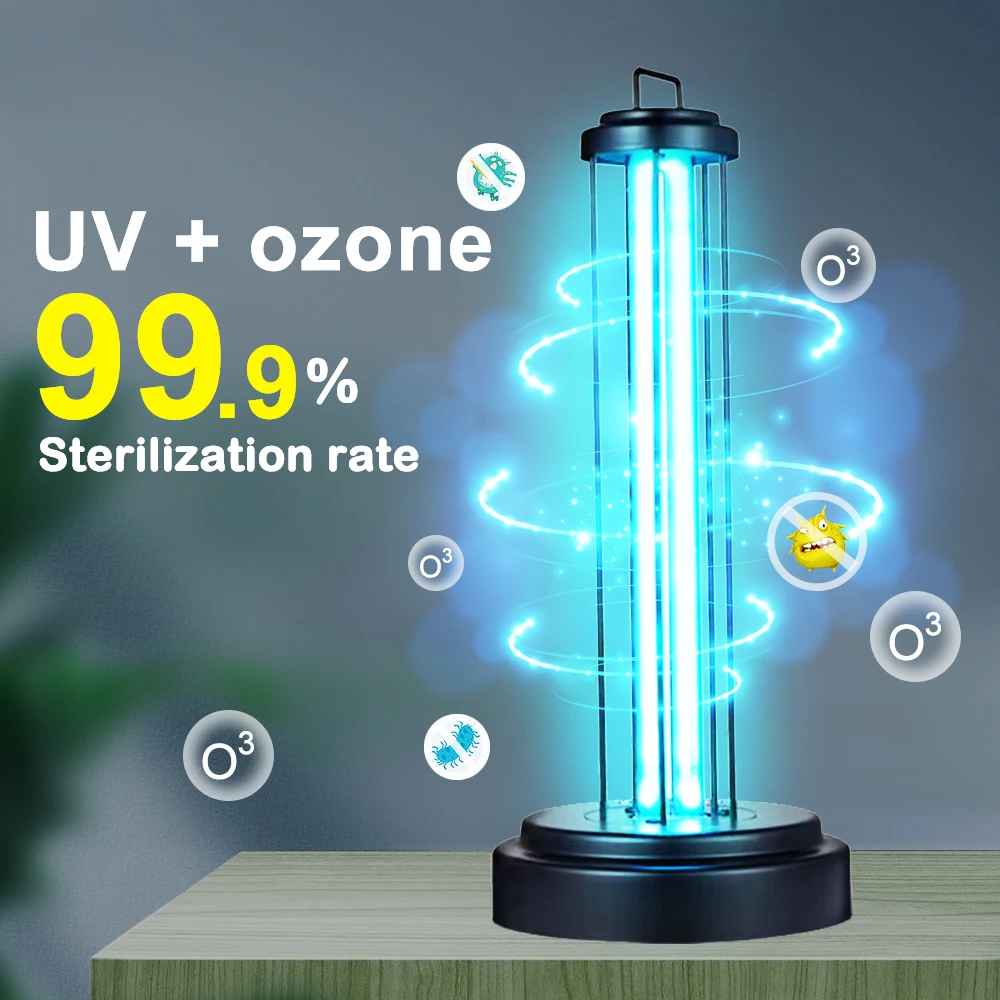 

38W UV Germicidal Sterilization CFL Ozone Lamp Bulb Ultraviolet Light For Disinfect Bacterial Kill Mites Deodorizer