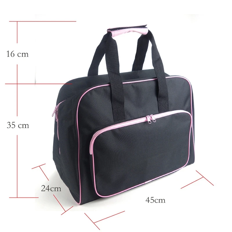  Multifunctional Sewing Machine Bag Travel Portable Storage Bag Carry Case with Pocket Craft Storage