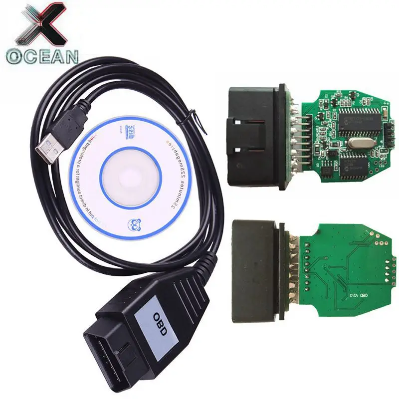 Диагностический сканер для автомобиля ford vcm obd FORD VCM OBD focom obd2 кабель