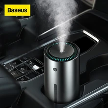 Baseus רכב אוויר אדים אלומיניום סגסוגת 300mL עם LED אור עבור אוטומטי Armo בית משרד אביזרי אוויר אדים עבור רכב