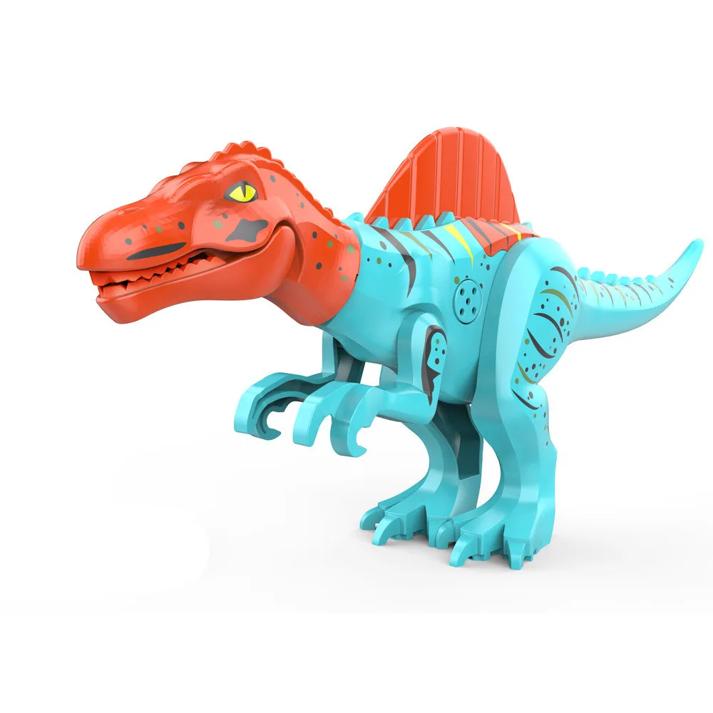 2 шт. Парк Юрского периода Раптор динозавры Tanystropheus спинозавр Indoraptor Baryonyx фигурки строительные блоки кирпичи детские игрушки