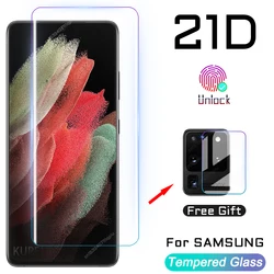 Tempered Glass For Samsung Galaxy Note 20 S20 S21 Ultra S10 S9 S8 Plus Screen Protector S 21 10 9 8 S10E Plus FE S20FE 5G Film