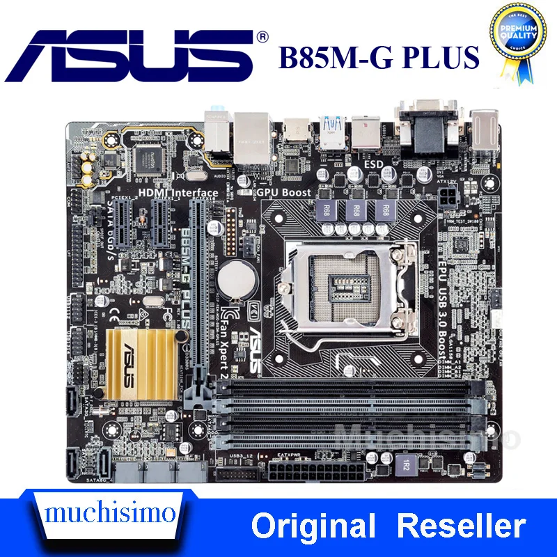 Материнская плата B85 B85M G PLUS DDR3 i7 i5 i3 32G SATA3 UBS3.0 LGA 1150|Материнские платы| |