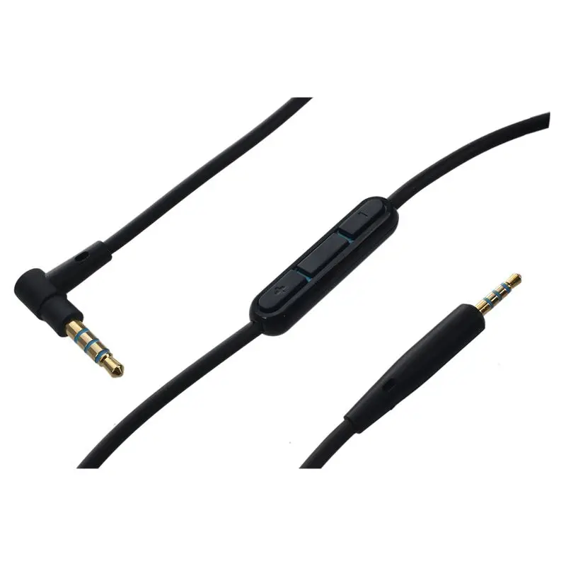 1,3 м аудио провод-удлинитель с микрофоном для BOSE Quiet комфорт QC25 наушники черный