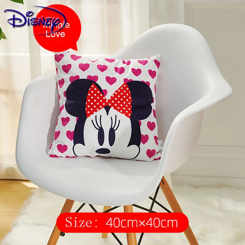Disney мультфильм 40*40 см Микки Минни Подушка с человеком-пауком диван офис Удобная подушка спинка кровати модная подушка для автомобиля