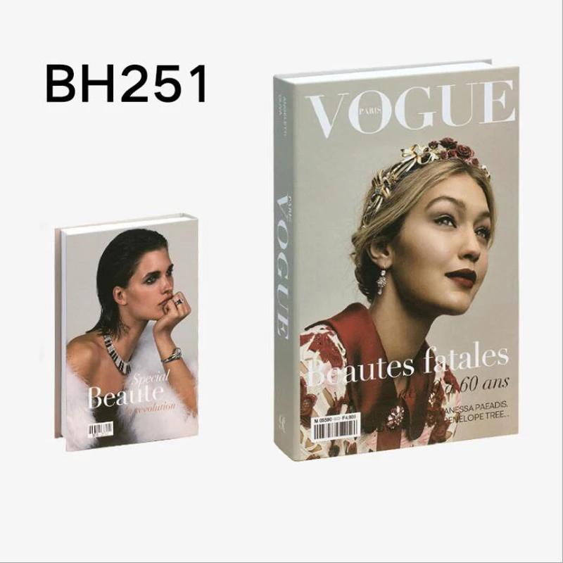 

Fake Book Home Decoration Book Fashion Books for Table Decorative Model Coffee Shop Hotel Study Soft-fitting Props Book Model