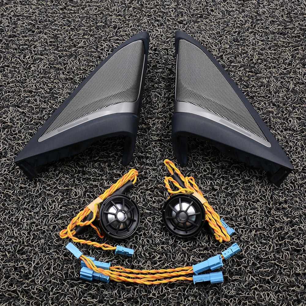 High quality side door tweeters for g30 BMW 5 series audio trumpet head door treble speakers ABS material easy installation High quality side door tweeters for g30 BMW 5 series audio trumpet head door treble speakers ABS material easy installation