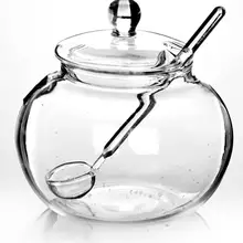 Sugar-Bowl Glasses Fido-Jar Crystal Candy Home Bormioli Kitchen 250ml Rocco