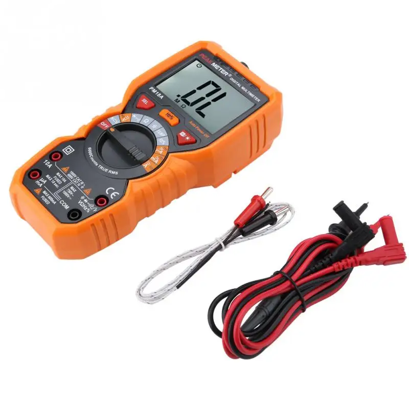 PEAKMETER PM18A ручной мультиметр портативный цифровой тестер сопротивления