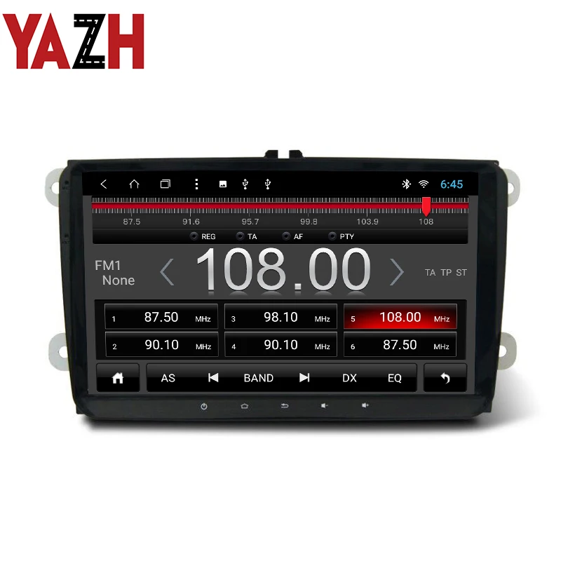 YAZH 2 Din Android 9 0 автомобильный головной убор для Skoda Seat /PASSAT B6/ Polo с ГБ 32 1080P HD IPS