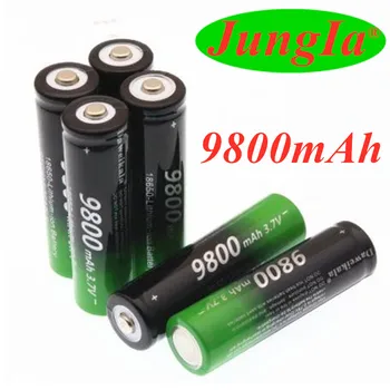 

100% New18650 3.7 v 9800 mAh lithium-ion battery rechargeable lithium-ion batteries for flashlight headlamp electronic toy
