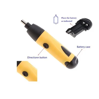 

Mini Electric Screw Driver Drill Bit Screwdriver Magnetic Woodworking Accessory