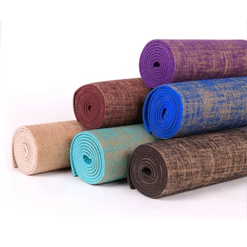 

6MM PVC Yoga Mats Anti-slip Blanket Gymnastic Sport Health Lose Weight Fitness Exercise Pad Women Sport Yoga Mat LinenYoga Mat