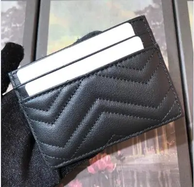 black GUROVI брендовый роскошный модный женский кошелек с отделением для карт высшего качества - Цвет: black
