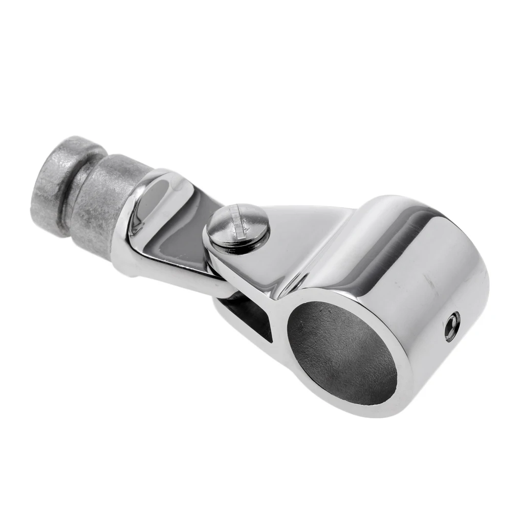Marine Boat Awning Hand Rail Fitting 0.86Inch/22mm, 316 Stainless Steel Deck Hardware