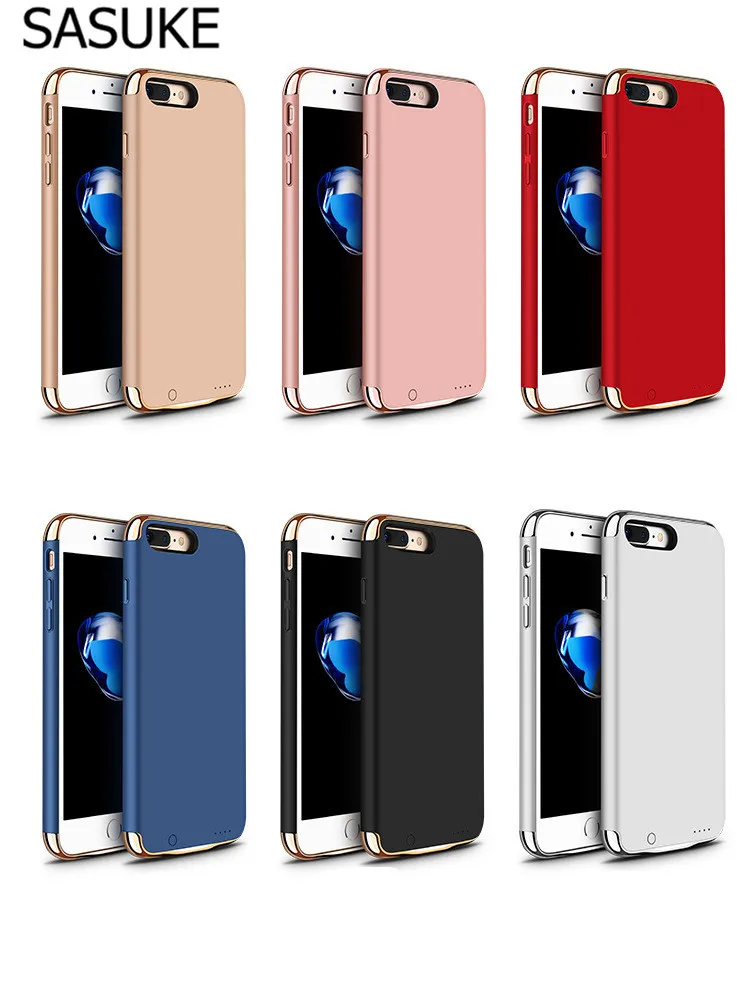 Чехол для зарядного устройства 5500 мАч 4000 мАч 3500 мАч для iPhone 6, 6 S, 7, 8 Plus, 3 в 1, чехол для зарядного устройства с покрытием для iPhone X, XS, чехол для зарядного устройства