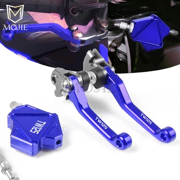 

For YAMAHA TW125 TW 125 1999-2004 2003 Motocross CNC Pivot Brake Stunt Clutch Lever Easy Pull Cable System Dirtbike Motorcycle