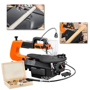 Price Desktop Speed Regulation Wire Saw Pull Flower Saw Steel Wire Chainsaw Woodworking Carved Saw Multifunction Electric Jigsaw