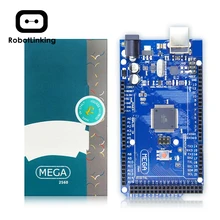 МЕГА 2560 R3 плата 2012 официальная версия с ATMega 2560 ATMega16U2 чип для Arduino интегрированный драйвер с оригинальной розничной коробкой