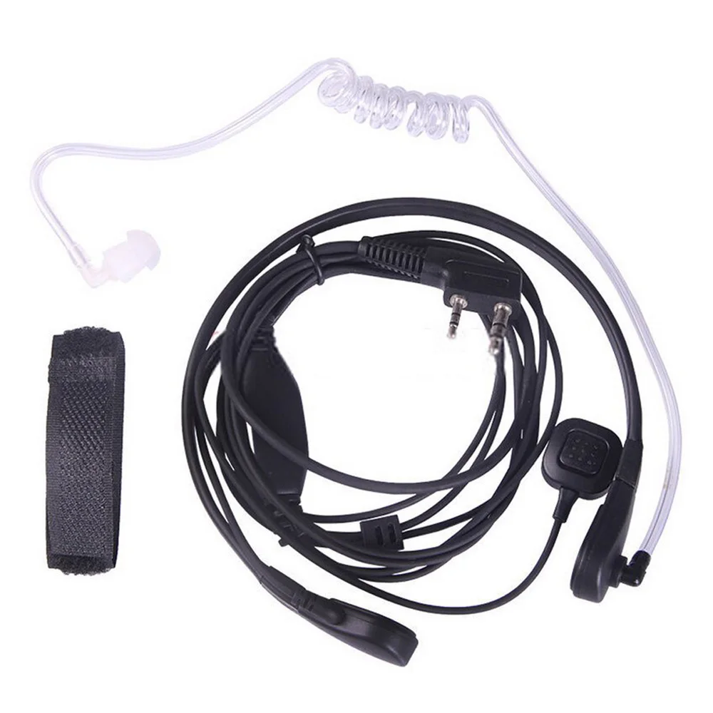 Горловой микрофон Воздушная трубка Гарнитура для Kenwood радио Baofeng UV-5R GT-3 UV-82 иди и болтай Walkie довольно хорошее анти-шума