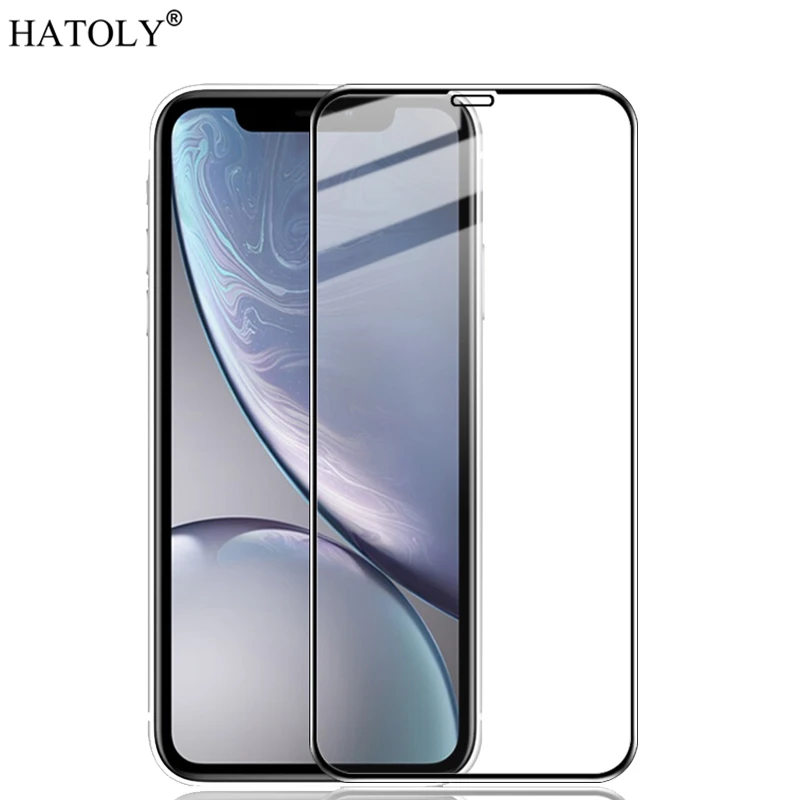 

For iPhone 11 Glass Tempered Glass for iPhone 11 Film Full Glue Cover Hard Phone Screen Protector Protective Glass for iPhone 11