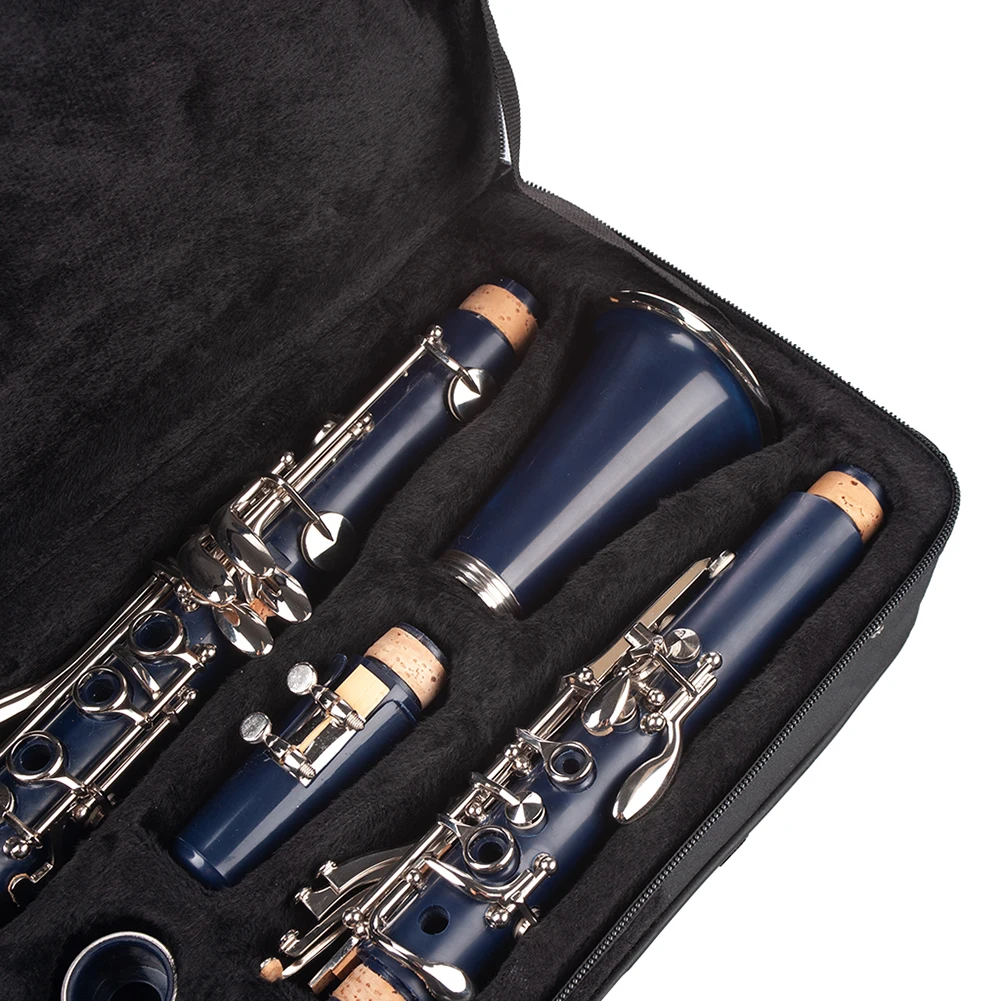 Professional 17 Key B Flat Clarinet Musical Instrument for Beginner Learner