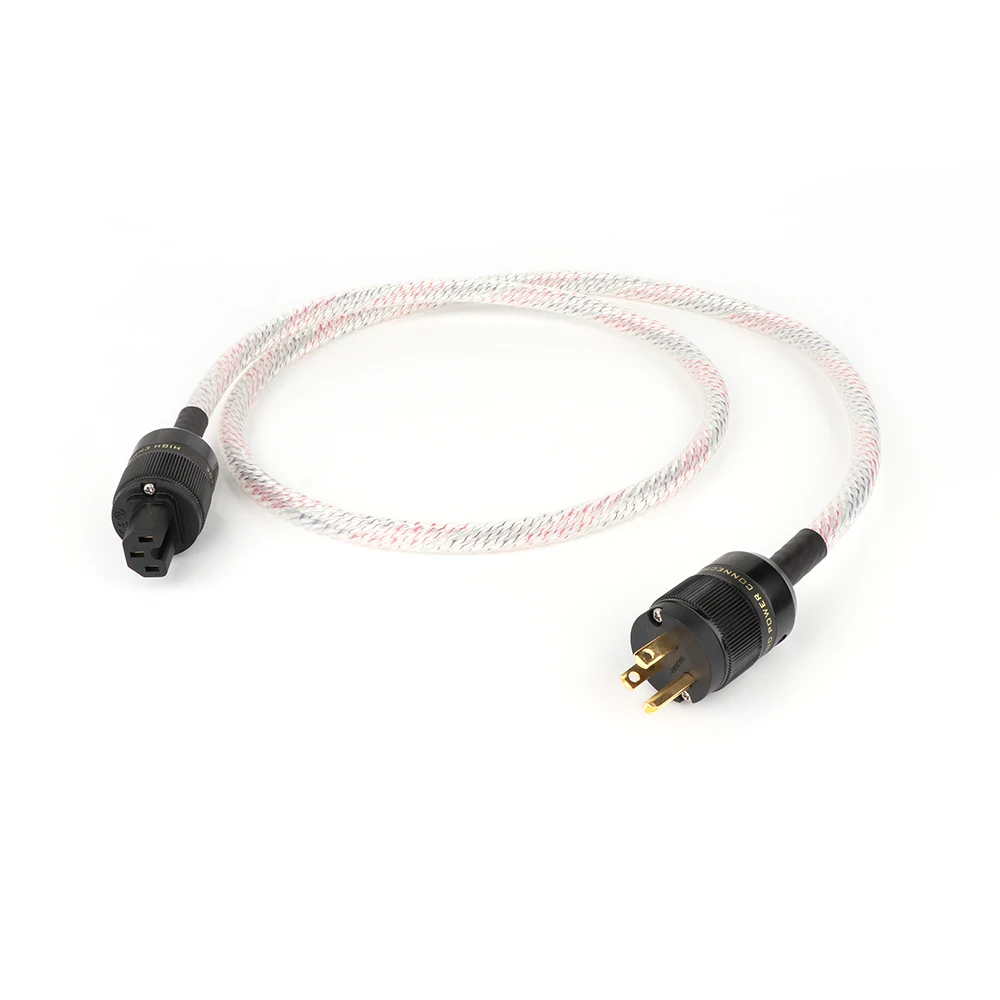 Hi-End 7N OCCsilver plated кабель питания HIFI US AC с усилителем Plug CD декодером проводом линией |