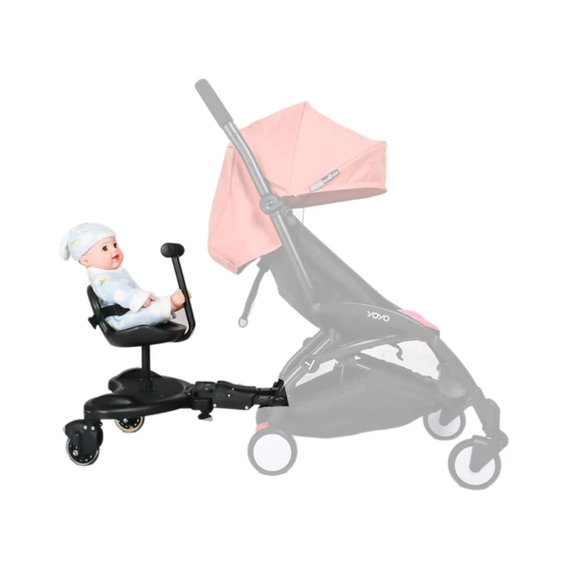 Adaptateur universel de pédale de poussette, accessoires de marchepied de  poussette, remorque auxiliaire de landaus de bébé, repose-pieds de scooter  de jumeaux, auto-stoppeur - AliExpress