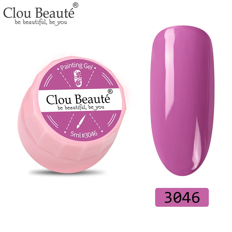 Clou Beaute Гель-лак УФ-лак для ногтей esmaltes permanentes de uv y led Гель-лак для ногтей Гибридный маникюр лак для ногтей - Цвет: 3046