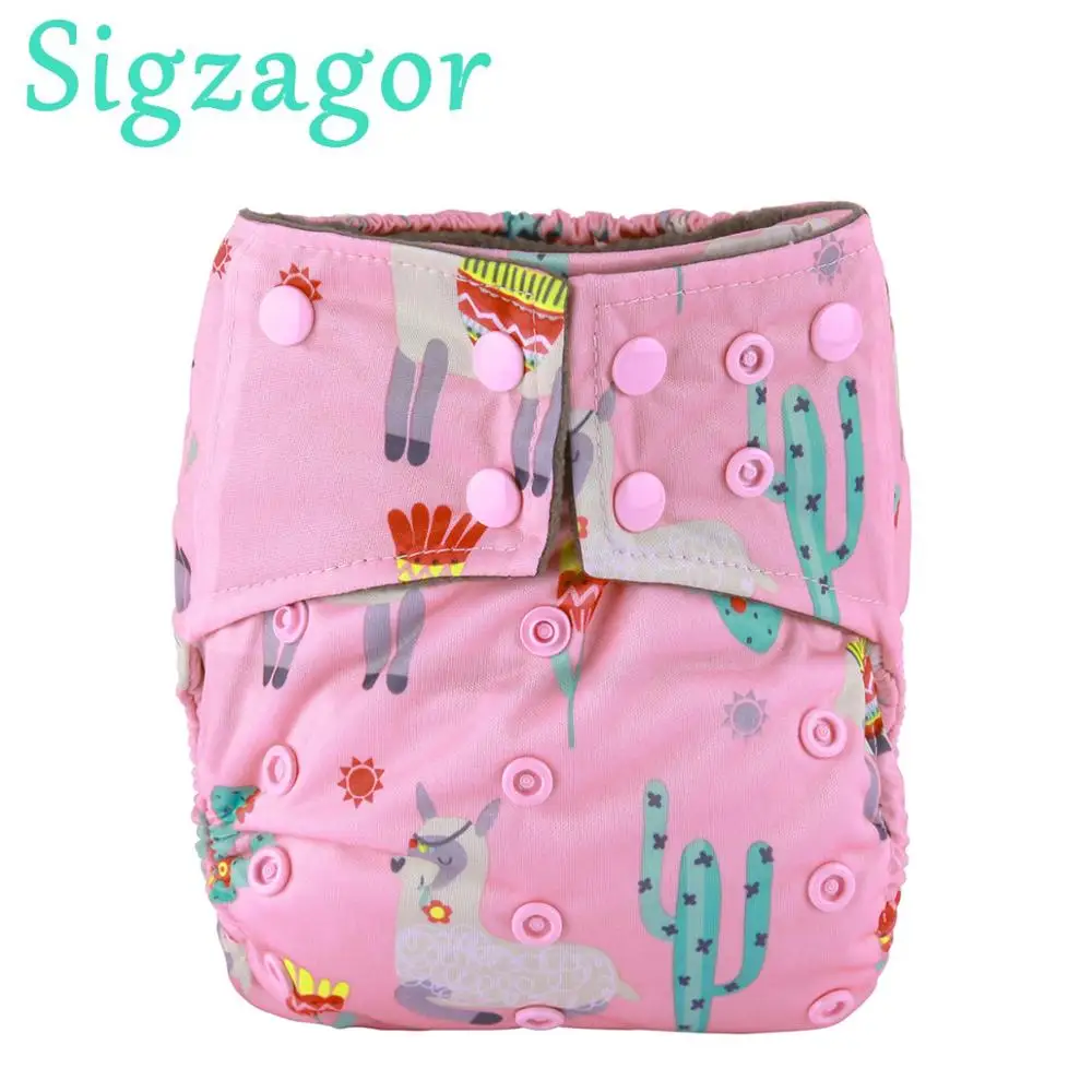 Hot Sale Cloth Diaper Nappy Sigzagor Bamboo Double-Gussets 5-Layer Insert Charcoal Night Baby m6KBb9wq