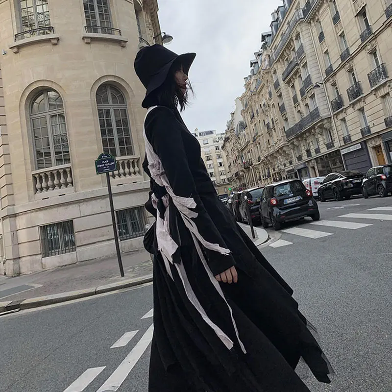 XITAO необычный Женский блейзер модный 2019 зимний с одной грудью полный рукав бандаж