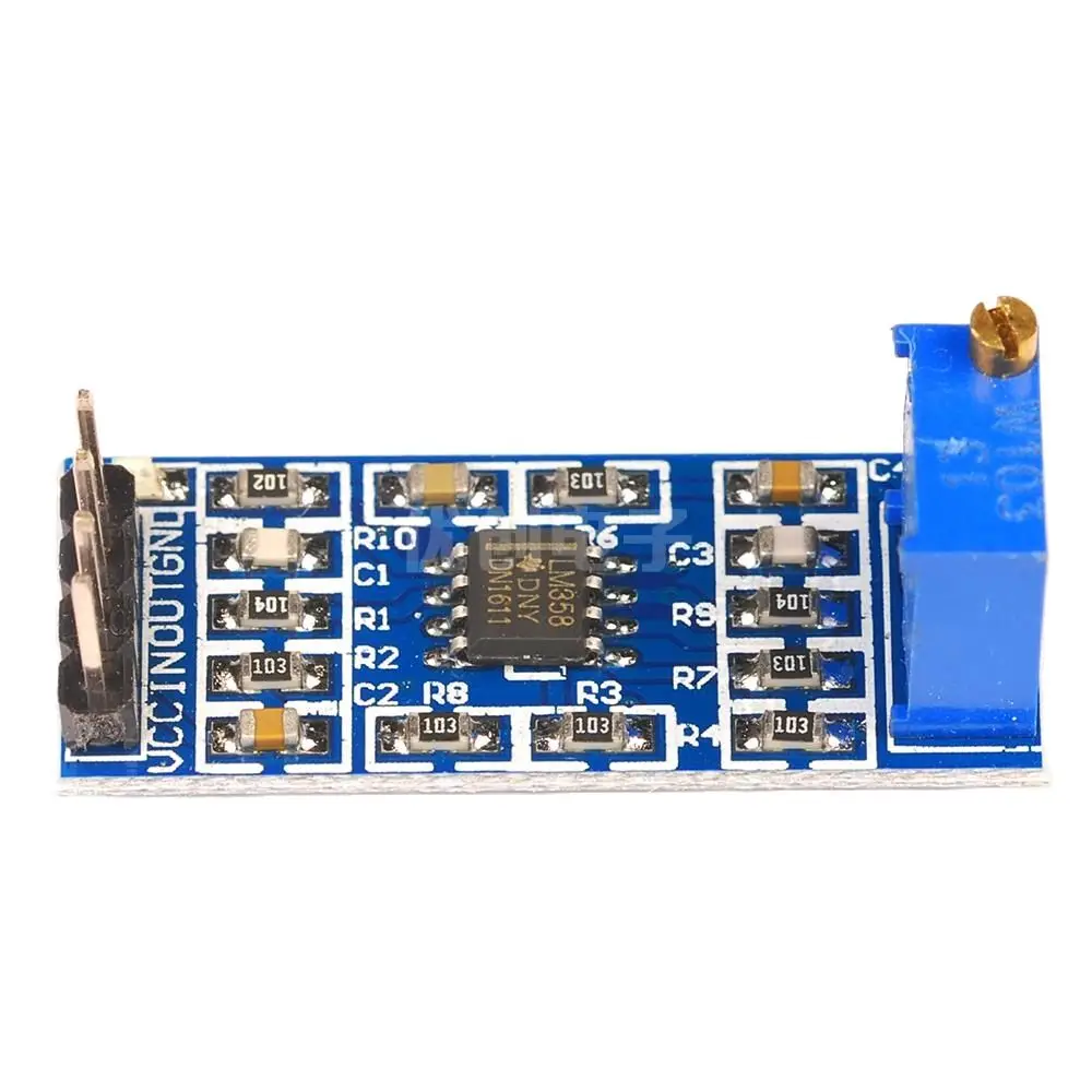 

XD-21A LM358 100 times gain signal amplification module operational amplifier module