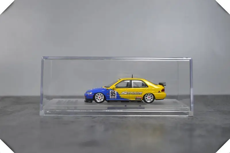 1: 64 масштабная модель автомобиля сплав литье под давлением синий Impreza WRX STI миниатюрная сцена Игрушка гоночный автомобиль стол коллекция подарок