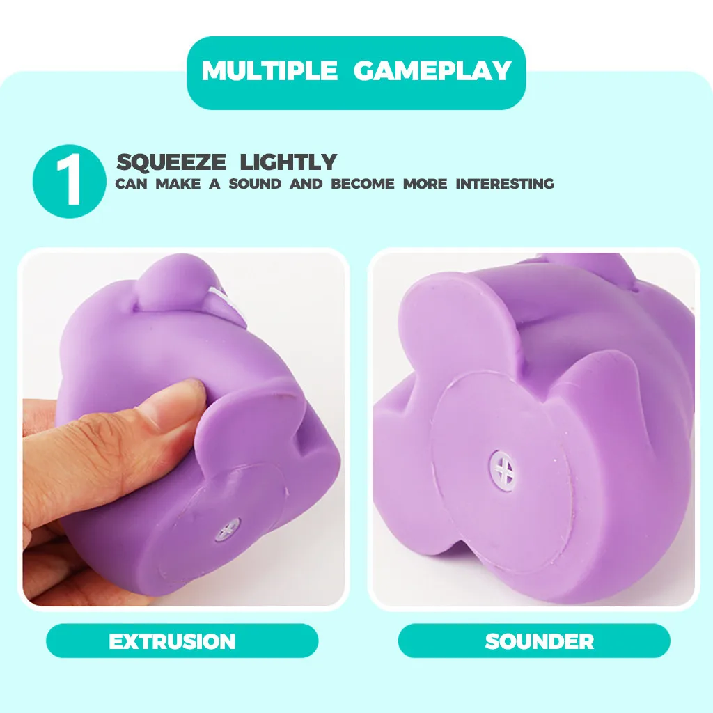 Морские животные, детские игрушки для купания, игрушки для плавания, красочные мягкие плавающие резиновые черепахи, сжимающие звук, пищащие игрушки для купания Gh4