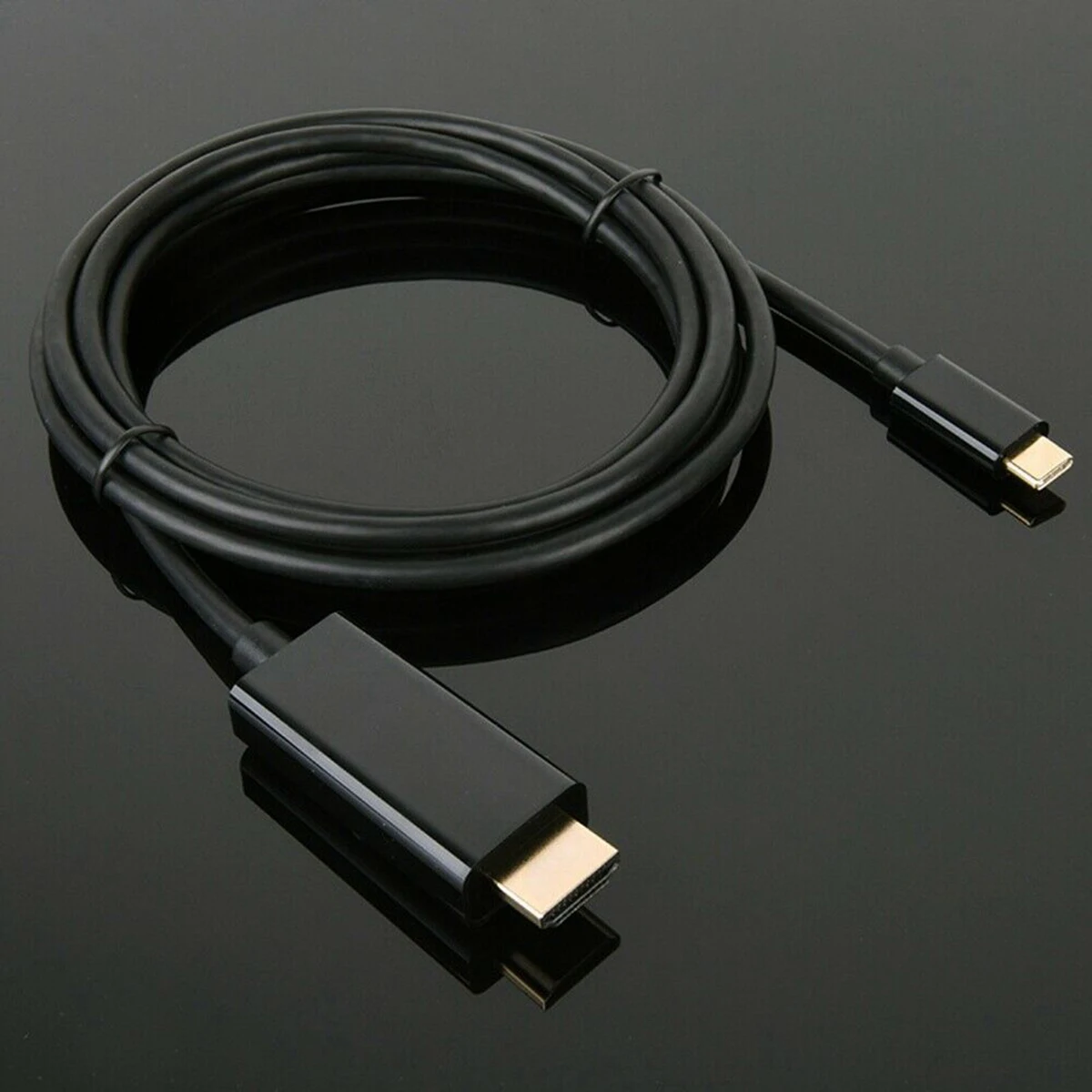 SOONHUA USB 3,1 type-C к HDMI 1080P 4K Кабель-адаптер конвертер поддерживает 10 Гбит/с передачи данных оплетка провода кабель