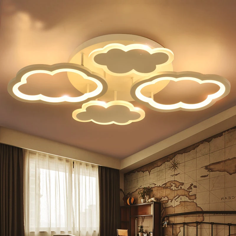 Plafonnier Au Design Creatif De Nuage Design De Dessin Anime Ideal Pour Une Chambre D Enfant Une Princesse Un Garcon Ou Une Fille Aliexpress