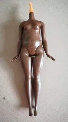Оригинальная мужская кукла, черно-коричневая игрушка для тела, Подвижная кукла, игрушка принцессы, кукла для тела, аксессуары, кукла принца Кена, тело, игрушка DIY - Цвет: fat black body