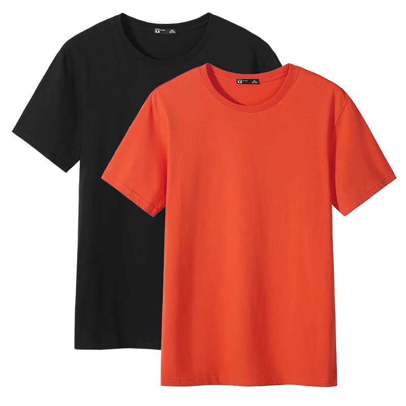 Pioneer Camp 2-pack Summer T-shirt Men 100% Cotton Solid Brand-Clothing Short Sleeve T Shirt Male Casual Men's Clothing images - 6