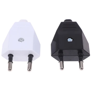 

4.0mm EU Male Female Butt VDE Power Cord Plug Power socket Europ EU plug Light-fixture 2 core Connection Plug