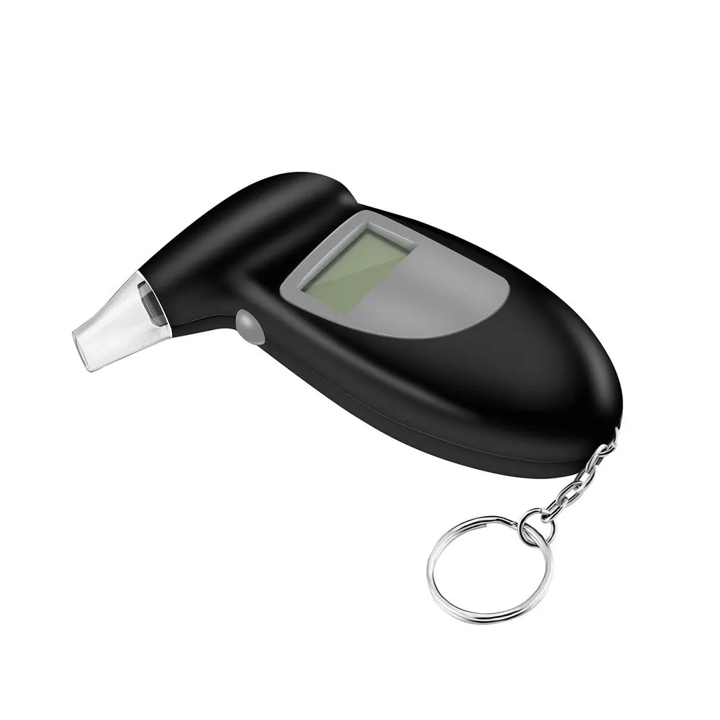 Alcohol Breath Tester Breathalyzer Analyzer Detector Test Keychain Breathalizer Breathalyser DeviceLCD Screen