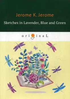 

Foreign languages Jerome J.K. Sketches in lavender, blue and green cover soft 16 +