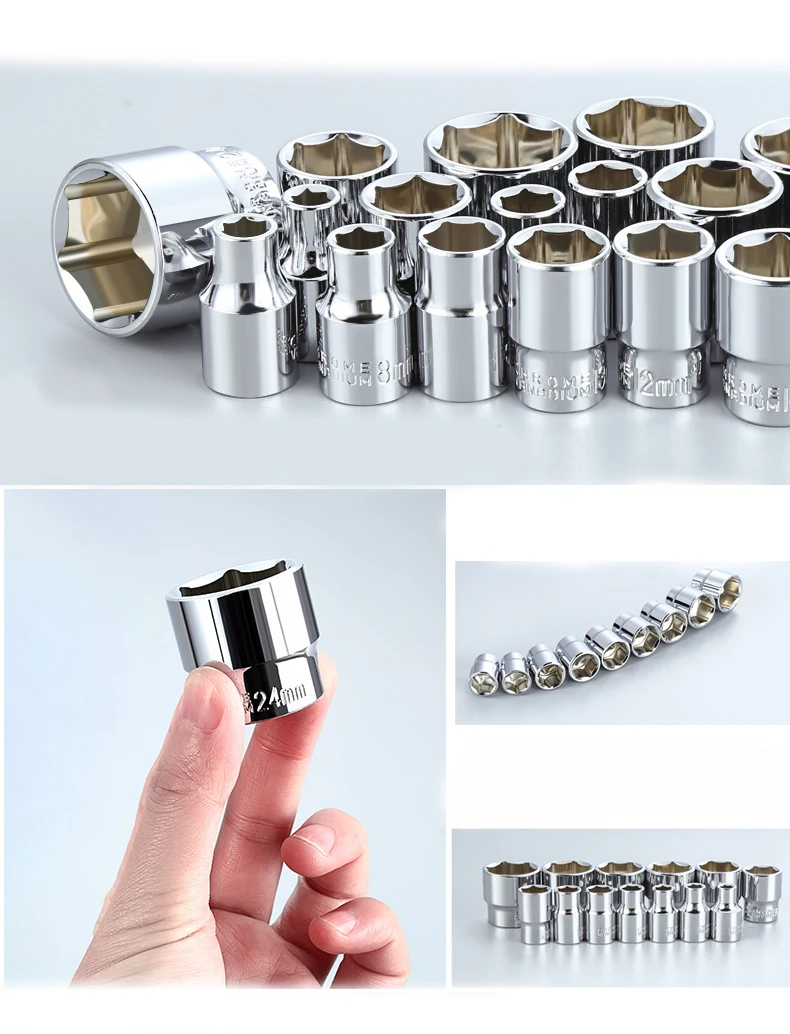 46pcs1/" Автомобильные Инструменты для ремонта мотоцикла Трещоточный ключ набор приводной разъем комплект ключей Набор отверток Набор торцевых головок DIY Toos