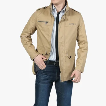 

2019 Winter Solid Color New Men Coat New Arrival Male Hiking Jacket Slim Fit Mens Clothing Man Hiking Jackets Zipper Keep Warm
